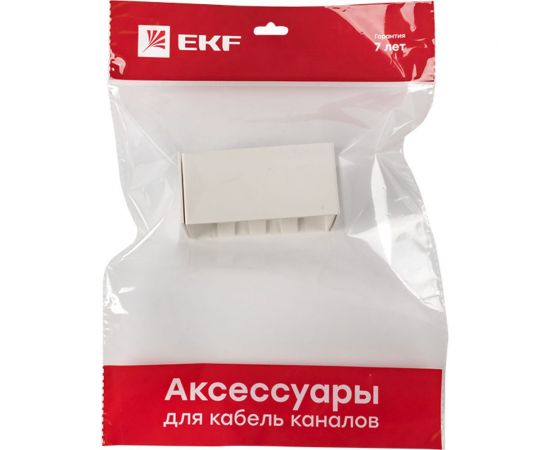 Соединитель EKF Plast, PROxima Белый conw-100-60x2 – изображение 3