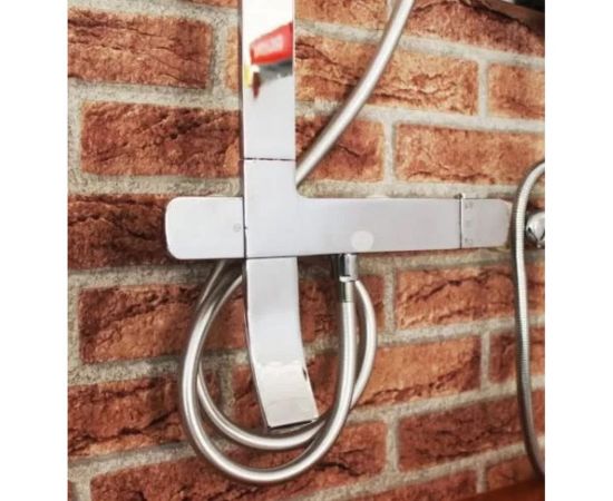 KAISER Душевая система Zinger с термостатом квадрат 35282 – изображение 3