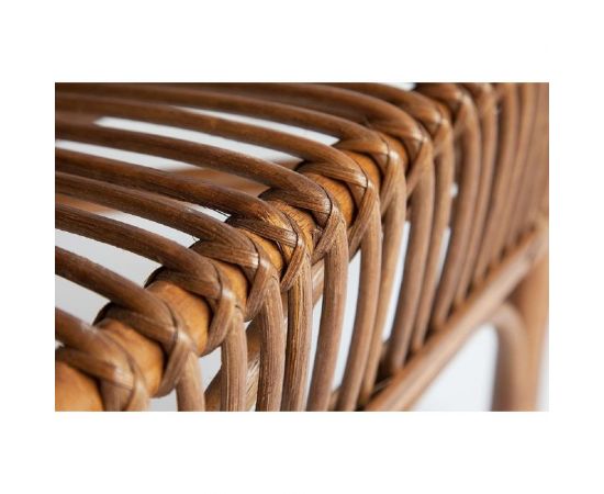 Tetchair КОМПЛЕКТ "" NEW BOGOTA "" ( диван + 2 кресла + стол со стеклом ) /с подушками/ ротанг, 10085 – изображение 3