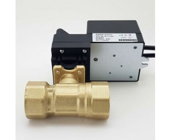 TECHNO HK225-04AN/24V двухходовой шаровый кран DN25, резьба G1 с электроприводом 4Нм, 24В, 612253 – изображение 3