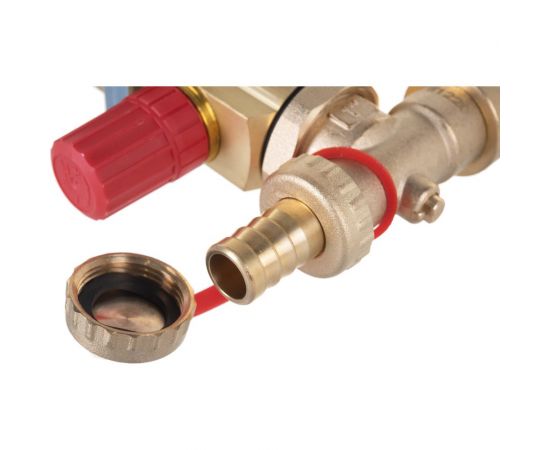 DANFOSS Комплект коллекторов FHF-8 set с кронштейнами и воздухоотводчиками, 8 контуров 088U0708 – изображение 4