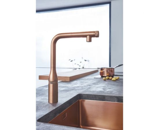 Grohe Essence Smart Control Смеситель для мойки с выдвижным L-образным изливом 31615DA0 – изображение 4