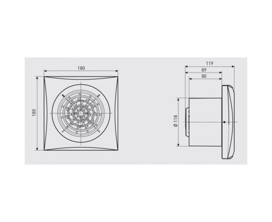 Soler&Palau Вентилятор SILENT-200 CRZ SILVER RE 03-0103-116 – изображение 4