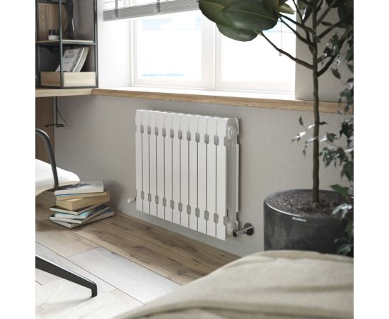 KONNER Радиатор чугунный модель Модерн-500 10 секций с монтажным комплектом 6130508 – изображение 5