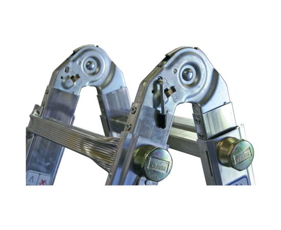 KRAUSE STABILO Шарнирная телескопическая стремянка, 4x4 перекладины 133977 – изображение 6