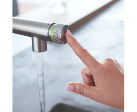 Grohe Essence Smart Control Смеситель для мойки с выдвижным L-образным изливом 31615DA0 – изображение 6