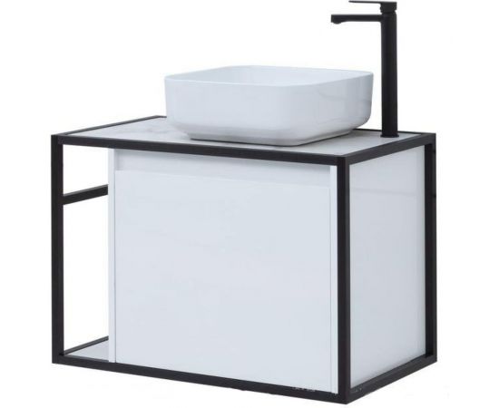 Aquanet Тумба Nova Lite LOFT 90 R цв. бел. Глянец 00261651 – изображение 7