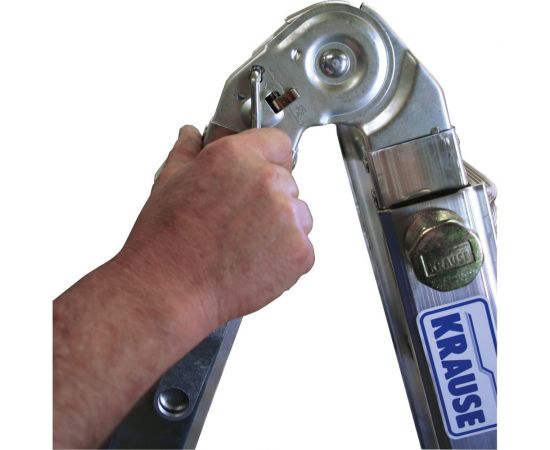 KRAUSE STABILO Шарнирная телескопическая стремянка, 4x4 перекладины 133977 – изображение 7