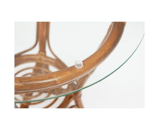 Tetchair КОМПЛЕКТ "" NEW BOGOTA "" ( диван + 2 кресла + стол со стеклом ) /с подушками/ ротанг, 10085 – изображение 10