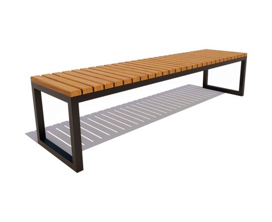 7 скамеек Сад. лавочка «Нео»,77006, 1,8 м., листвен., дуб 77006/НЕО/1,8/0,6/Л_ДУБ 