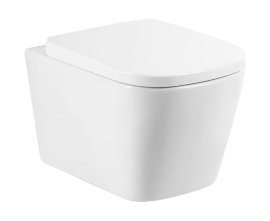 BelBagno ALBANO Чаша подвесного унитаза безободкового с креплением, P-trap BB120CHR 