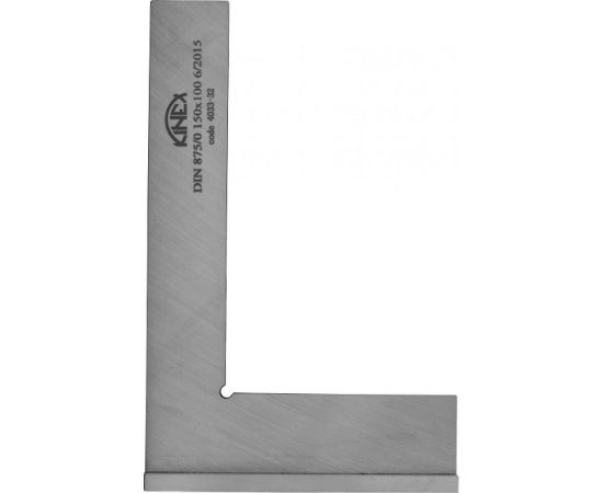 Kinex Угольник поверочный 400х200 мм, Класс 2, Тип УШ, DIN875 4034-22-040 