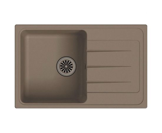 EWIGSTEIN Мойка кварц Elegant 50F 1-чаша + крыло 762*480мм темно-бежевый E- 50F темно-бежевый 