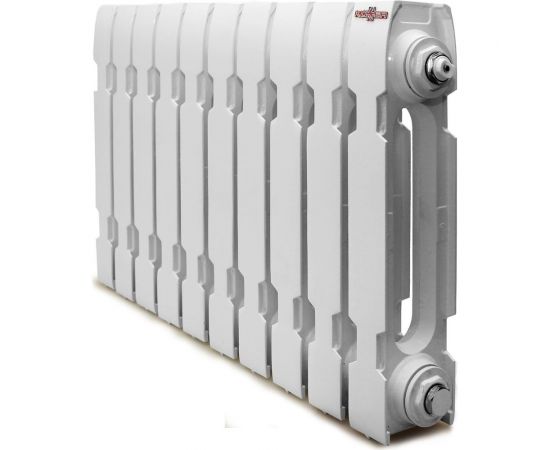 KONNER Радиатор чугунный модель Модерн-300 10 секций, с монтажным комплектом 6130510 