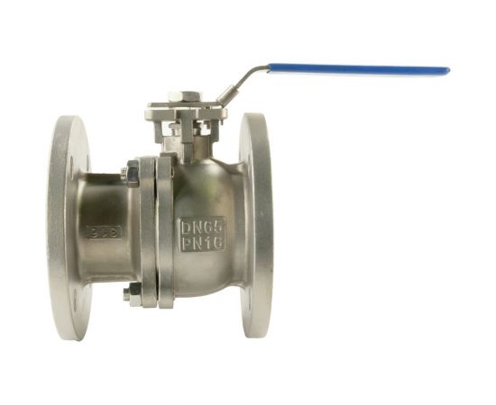 DN.ru Кран шаровый -КШФП.316.200 Ду65 Ру16 с ISO-фланцем и рукояткой D160-04873 