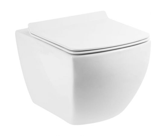 BelBagno CARINA Чаша унитаза подвесного, безободкового BB514CHR 