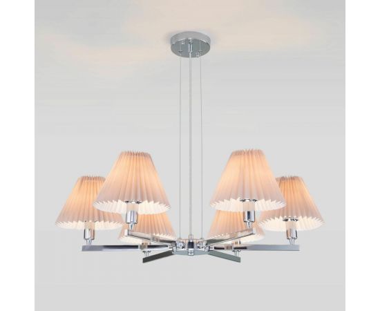 Eurosvet 60136 6 подвесной светильник хром серый a059038 – изображение 2