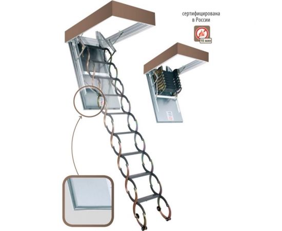 FAKRO Металл. огнест. лестница LSF 6090300 860123 – изображение 2