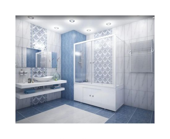 Метакам Душевая ширма Купе на ванну 1490х1400 прозрачное стекло ШСS_009279 – изображение 2