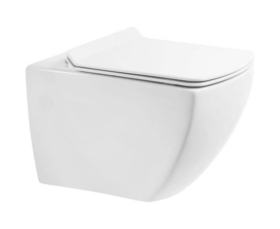 BelBagno CARINA Чаша унитаза подвесного, безободкового BB514CHR – изображение 2