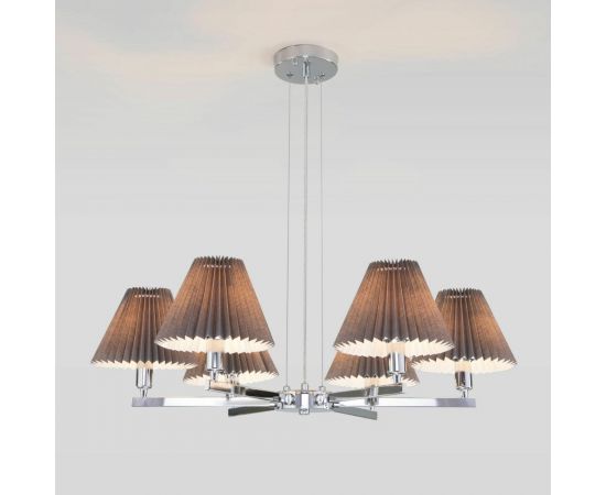 Eurosvet 60136 6 подвесной светильник хром графит a059041 – изображение 2