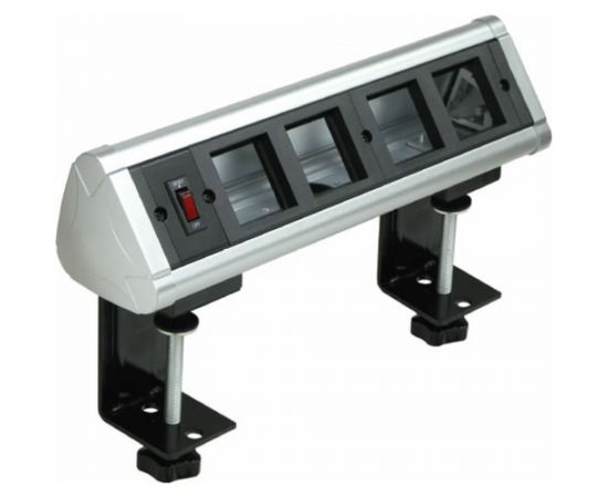 Экопласт Блок настольный с выключателем нагрузки на 4 поста на струбцинах, IP20 70314 – изображение 2