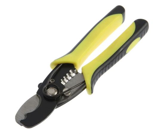 Кабелерез TUNDRA сталь 65Mn, до 10 мм, снятие изоляции 1.5 - 6 мм2, 2К рукоятки, 180 мм 5350920 – изображение 3