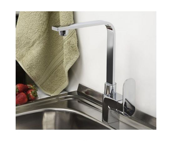 WasserKRAFT Dinkel 5807 Смеситель для кухни с поворотным изливом – изображение 3