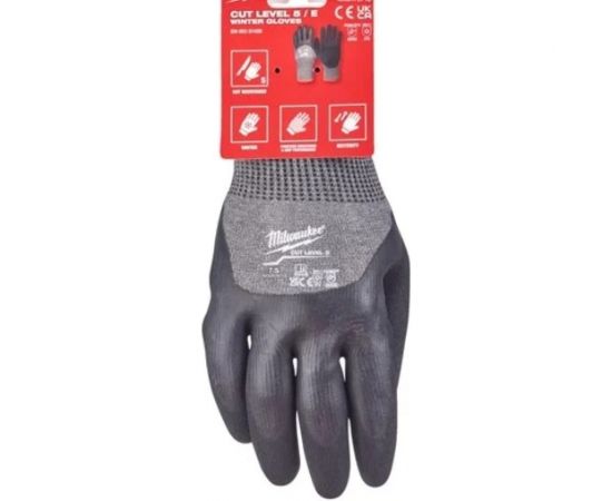 Milwaukee Перчатки с уровнем сопротивления порезам 5, зимние, размер L/9 (Многоштучная упаковка - 12 пар) 4932479563 – изображение 3