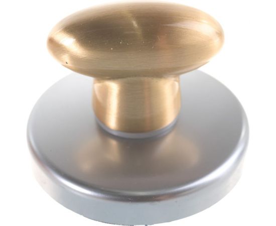 HOPPE Гарнитур M1602/19KV/19KVSBergen WC F72/F9 матовая латунь/алюм. под нержавеющую сталь, SST 65254 – изображение 3