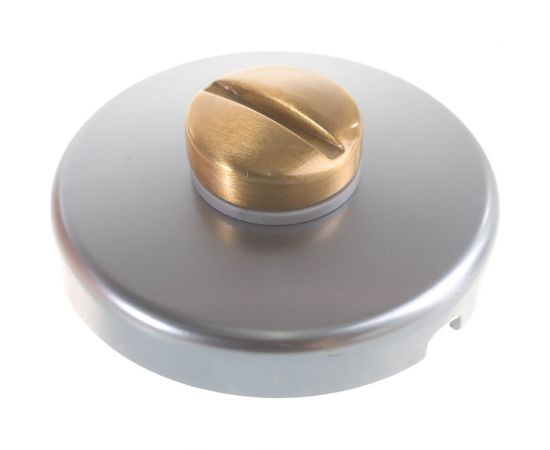 HOPPE Гарнитур M1602/19KV/19KVSBergen WC F72/F9 матовая латунь/алюм. под нержавеющую сталь, SST 65254 – изображение 4