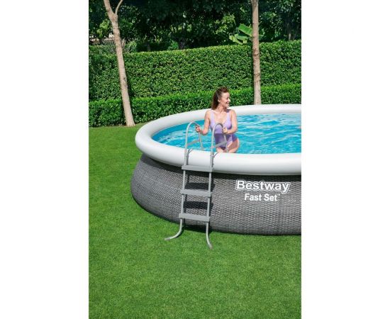 BestWay Бассейн с надувным бортом 457х107см, 12362 л, 2006л/ч, 57372 BW 006188 – изображение 4