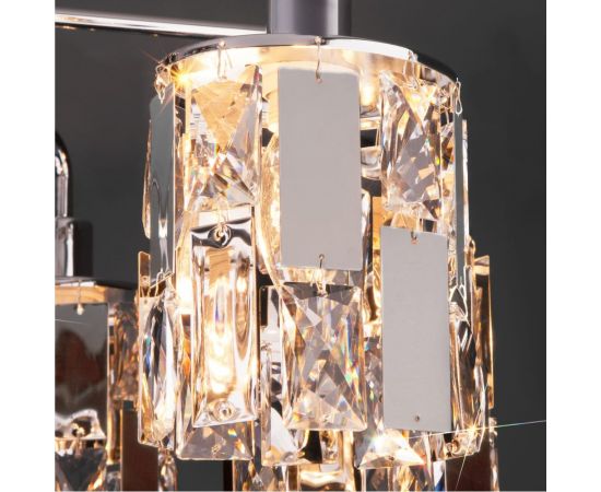 Eurosvet 10101 5 потолочный светильник хром прозрачный хрусталь Strotskis a044067 – изображение 4