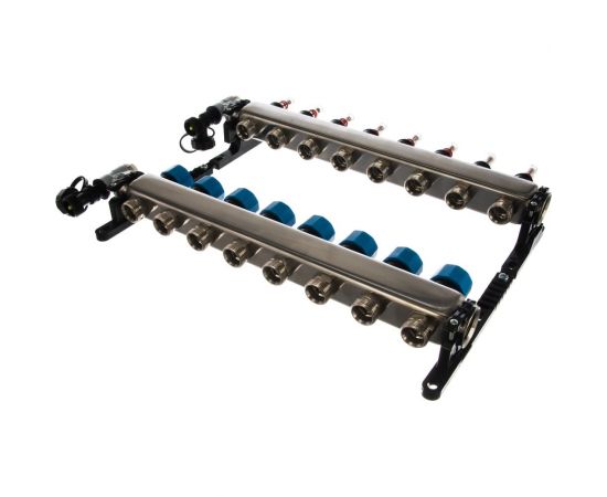 FV-PLAST Коллекторная группа нерж.сталь 1 х3 4 8 вых. с расх., воздухоотвод. AA906001008 – изображение 4