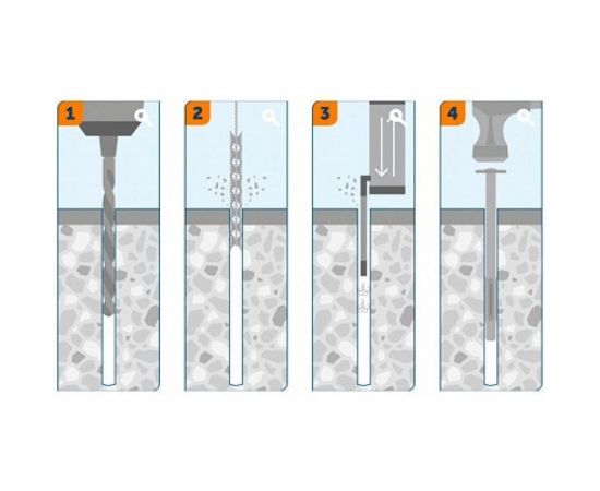 SORMAT Гвоздь по бетону CONFIX 35x5 A2 9640032239 – изображение 5