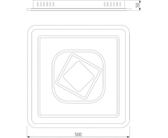Eurosvet Потолочный светильник 90215 1 белый встроенные LED a047363 – изображение 5