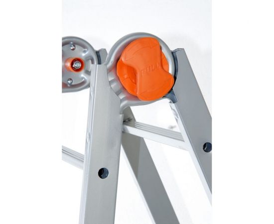 Gierre Лестница-стремянка шарнирная телескопическая PEPPina Acal 100 Mini сталь, 4x3 перекладины – изображение 6