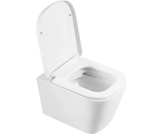 BelBagno ALBANO Чаша подвесного унитаза безободкового с креплением, P-trap BB120CHR – изображение 6