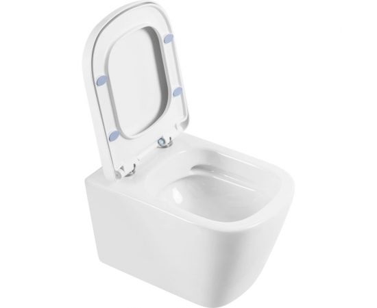 BelBagno ALBANO Чаша подвесного унитаза безободкового с креплением, P-trap BB120CHR – изображение 7