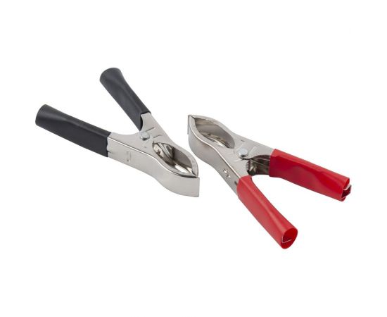 Зажимы "крокодилы" AUTOVIRAZH 30А 70мм 2шт(красный+черный) AV-010202 