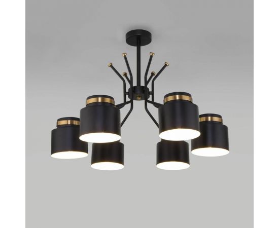 Eurosvet 70133 6 потолочный светильник черный a057398 