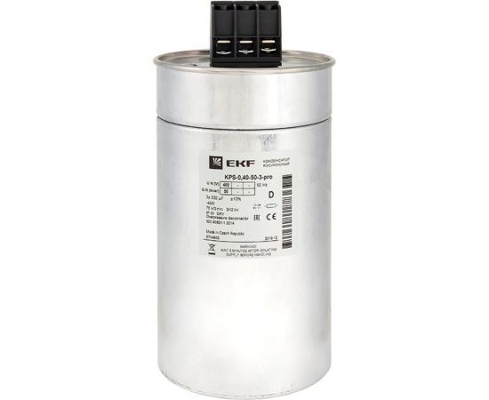 EKF Конденсатор косинусный КПС-0,4-50-3 PRO kps-0,4-50-3-pro 