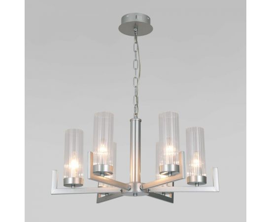Eurosvet 60133 6 подвесной светильник серебро a057757 
