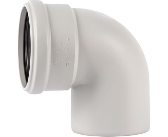 Отвод Ostendorf для бесшумной канализации 87 градусов, 110 мм 335140 