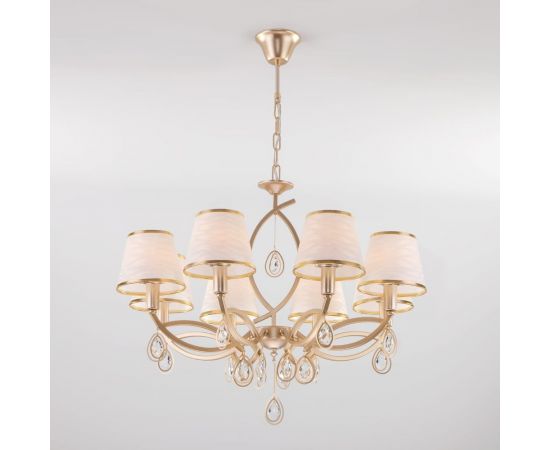 Eurosvet 60091 8 подвесной светильник перламутровое золото a044180 
