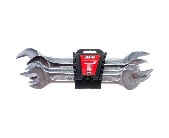 Набор рожковых ключей BAUM в пластиковом держателе, 19x22-30x32 мм, 4 предмета 10-41МР 