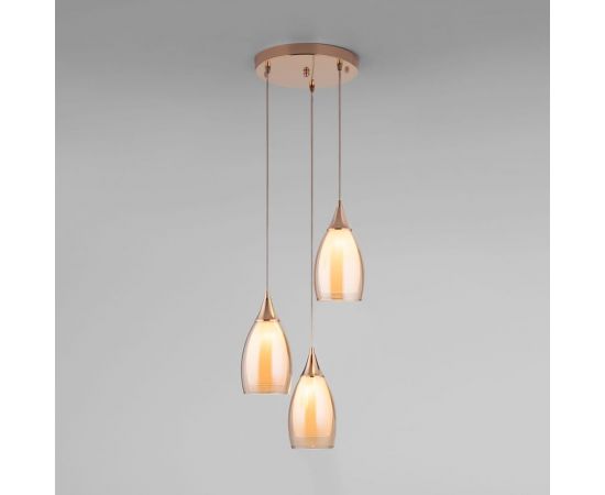 Eurosvet 50085 3 подвесной светильник золото a044661 