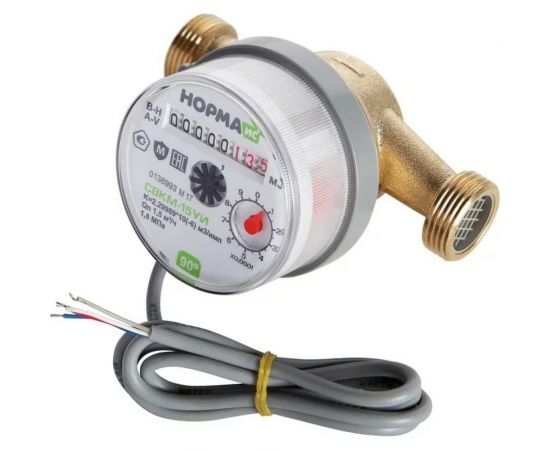 Счетчик воды Норма ИС СВКМ-15УИ 80 мм с комплектом присоединения 100084 