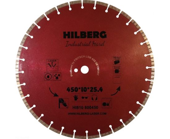 Hilberg Диск алмазный отрезной 45025,412Industrial Hard HI810 
