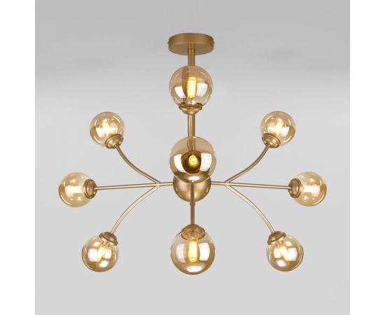 Eurosvet 30179 потолочный светильник матовое золото a057440 